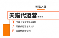 天貓雙十一活動籌備，天貓代運營排名！